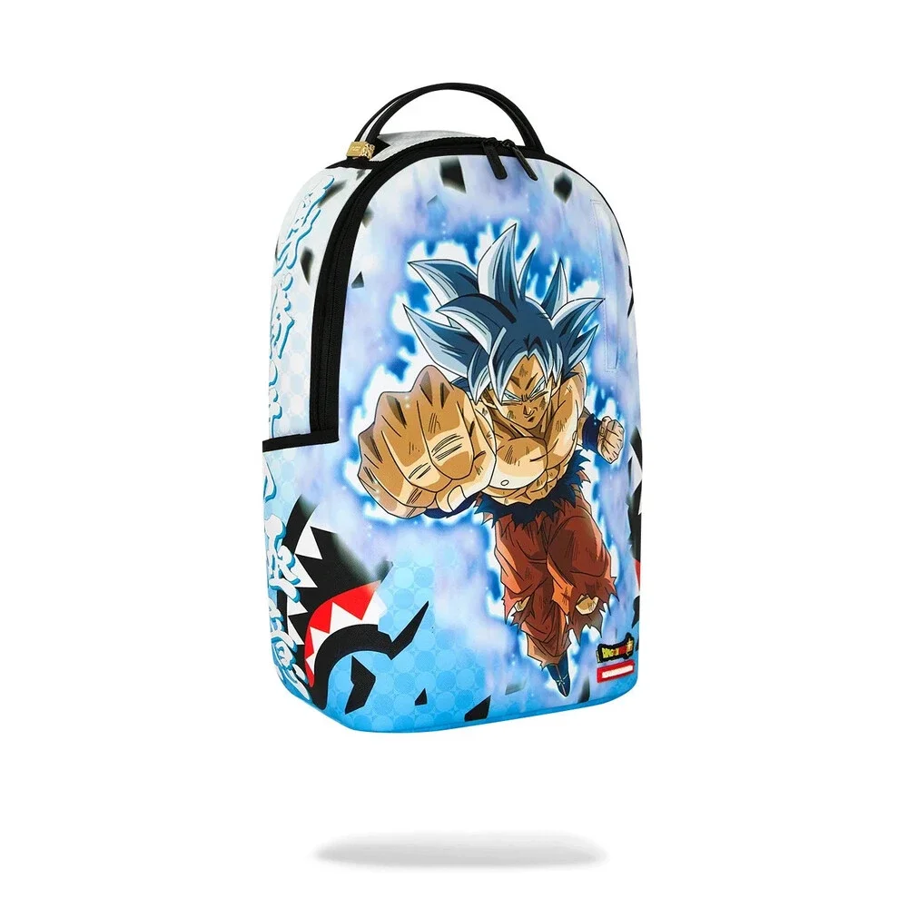 Sprayground Dbz Ultra Instinct Goku Backpack Unisex Multi Shoulder Strap SPR359